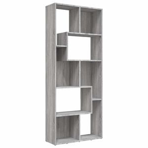 vidaXL Biblioth&egrave;que Sonoma gris 67x24x161 cm Bois d'ing&eacute;nierie