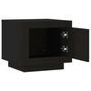 vidaXL Table basse noir 51x50x45 cm bois d'ing&eacute;nierie