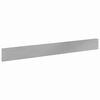 vidaXL Bordure de Pelouse 10 pc 100 x 12 cm Acier Argent&eacute;