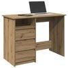 vidaXL Bureau ch&ecirc;ne artisanal 102x50x75 cm bois d'ing&eacute;nierie