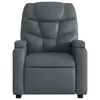 vidaXL Fauteuil inclinable Gris Similicuir