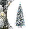 vidaXL Sapin de No&euml;l artificiel Blanc 150 cm