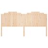 vidaXL T&ecirc;te de lit 206x4x110 cm Bois massif de pin