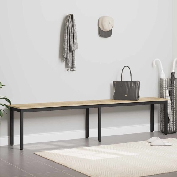 vidaXL banc Sonoma 200 x 35 x 45 cm Bois d'ing&eacute;nierie