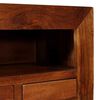 vidaXL Buffet avec tiroir Marron 80 x 30 x 55 cm Bois d'acacia massif