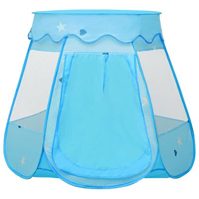 vidaXL Tente de jeu pour enfants avec 250 balles Bleu 102x102x82 cm