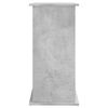 vidaXL Support d'aquarium en béton gris 81 x 36 x 73 cm Bois d'ingénierie