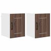 vidaXL Armoire de cuisine 2 pcs Ch&ecirc;ne brun 30 x 31 x 40 cm
