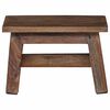 vidaXL Tabouret Naturel 30 x 20 x 20 cm Bois d'Acajou
