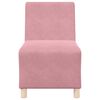 vidaXL Unit&eacute; de Sofa Modulaire Sans Accoudoirs 2 pcs Rose
