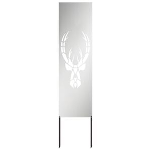 vidaXL &Eacute;cran de confidentialit&eacute; de jardin Argent&eacute; 32 x 140 cm