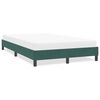 vidaXL Cadre de lit sans matelas vert fonc&eacute; 120x210 cm velours