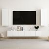 vidaXL Ensemble de meubles TV 5 pcs Blanc Bois d'ing&eacute;nierie
