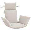 vidaXL Coussin Adirondack PUTTEN 100 % polyester Blanc