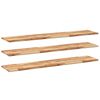 vidaXL &Eacute;tag&egrave;res flottantes 3 pcs 160x30x2 cm acacia massif &agrave; l'huile
