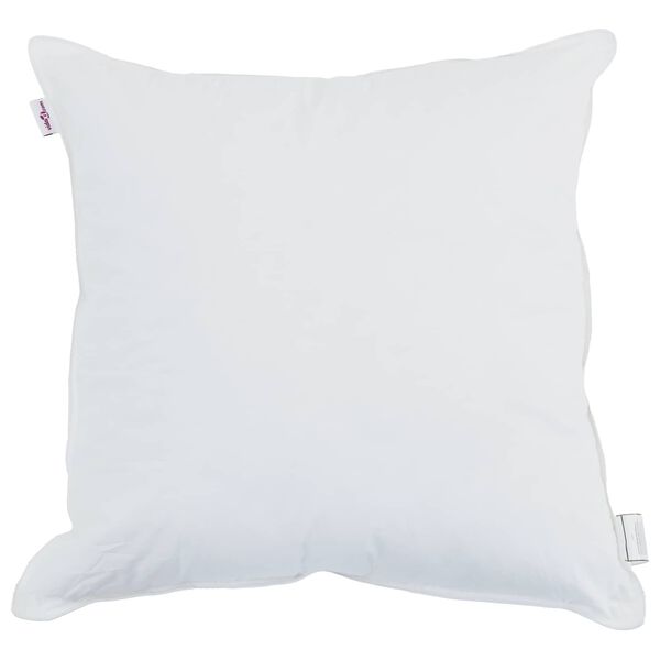 vidaXL Oreiller avec oreiller 2 pcs Blanc 60 x 60 cm Coton
