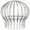 vidaXL Garde-feuilles de Goutti&egrave;re 8 pc Argent 160 mm Acier inoxydable
