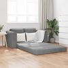 vidaXL Canap&eacute;-Lit 60cm Gris fonc&eacute; Velours