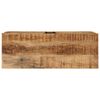 vidaXL Bo&icirc;te de rangement 82x30x43 cm bois de manguier brut massif