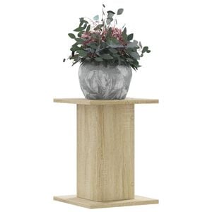 vidaXL Supports pour plantes 2 pcs ch&ecirc;ne sonoma bois d'ing&eacute;nierie