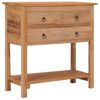 vidaXL Buffet 78x35x80 cm bois de teck massif