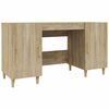 vidaXL Bureau Ch&ecirc;ne sonoma 140x50x75 cm Bois d'ing&eacute;nierie