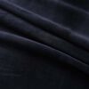 vidaXL Rideaux occultants avec anneaux 2 pcs Velours Noir 140x225 cm