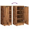 vidaXL Armoire &agrave; chaussures vieux bois 29,5x35x70 cm bois ing&eacute;nierie