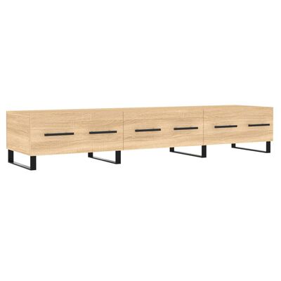 vidaXL Meuble TV chêne sonoma 150x36x30 cm bois d'ingénierie