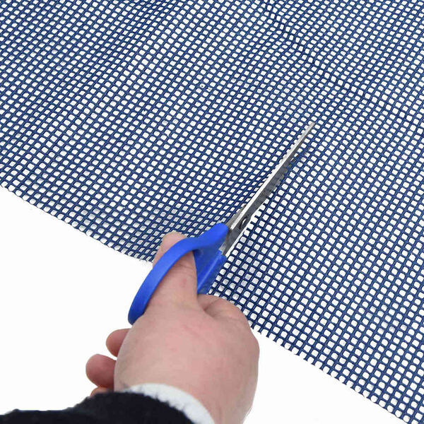 vidaXL Tapis de tente Bleu 200 x 200 cm Polyester