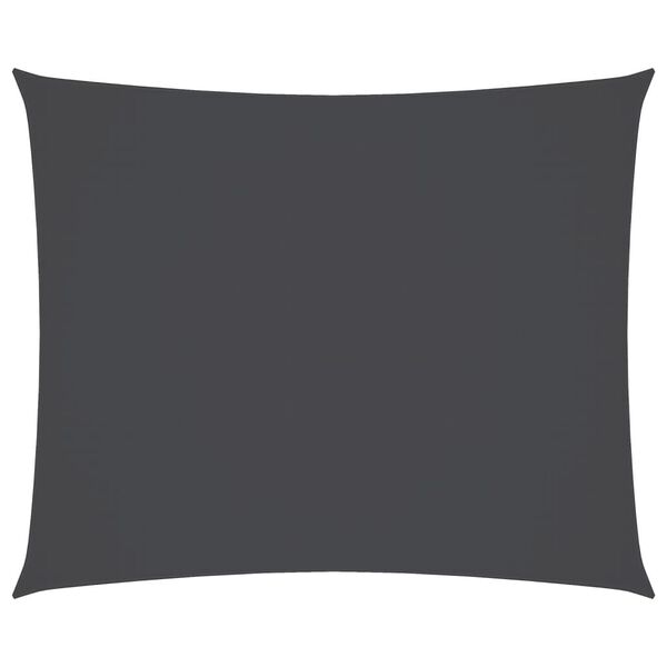 vidaXL Voile de parasol tissu oxford rectangulaire 3,5x4,5m anthracite