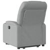 vidaXL Fauteuil inclinable Gris clair Tissu