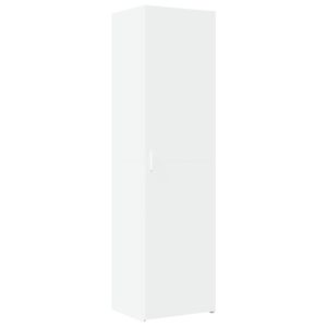 vidaXL Buffet haut blanc 50x42,5x185 cm bois d'ing&eacute;nierie