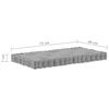 vidaXL Coussins de plancher de palette lot de 6 Gris Coton