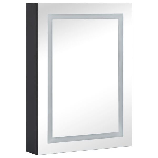 vidaXL Armoire de salle de bain &agrave; miroir LED 50x13x70 cm