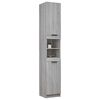 vidaXL Armoire de bain Sonoma gris 32x34x188,5 cm Bois d'ing&eacute;nierie