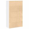 vidaXL Biblioth&egrave;que blanc 60x24x101,5 cm bois d'ing&eacute;nierie
