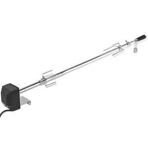 vidaXL Broche &agrave; r&ocirc;tir avec moteur 1200 mm Acier