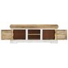 vidaXL Meuble TV 110x30x40 cm Bois massif de manguier