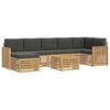 vidaXL Ensemble de canap&eacute;s d'ext&eacute;rieur 8 pcs Blanc et anthracite