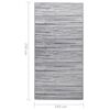 vidaXL Tapis d'ext&eacute;rieur ARAKIL Gris 160x230 cm PP