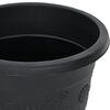 vidaXL Pots de plantes 6 pcs Noir &Oslash; 26 x 21.5 cm Plastique