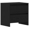 vidaXL Cabinet de chevet Ch&ecirc;ne noir 45 x 34 x 44,5 cm