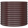 vidaXL Jardini&egrave;re de jardin Acier galvanis&eacute; 80x80x68 cm Marron