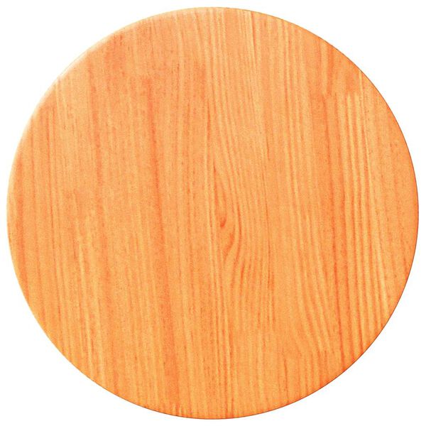 vidaXL Dessus de table rond cire marron Ø30x2,5 cm bois de pin massif