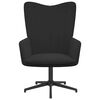 vidaXL Chaise de relaxation Noir Velours