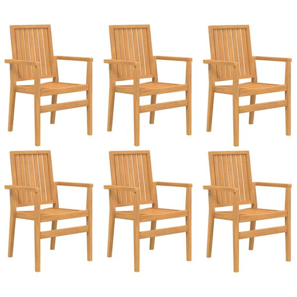 vidaXL Ensemble &agrave; manger de jardin 7 pcs Bois de teck solide