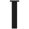 vidaXL Pieds de table basse 4 pi&egrave;ces Noir 30 cm Acier