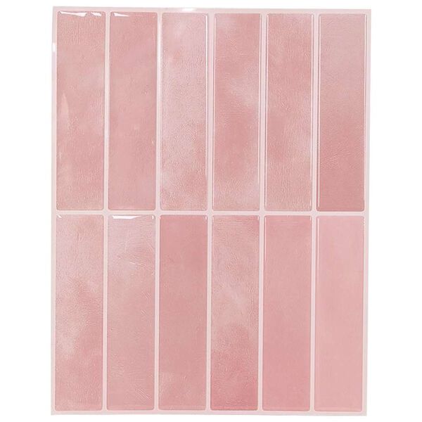 vidaXL Carrelage rectangulaire 20 pcs Rose 29 x 23 x 0,08 cm