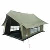 vidaXL Tente Cabane Vert arm&eacute;e 340 x 246 x 210 cm Polycoton